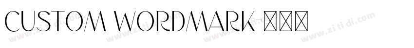 CUSTOM WORDMARK字体转换